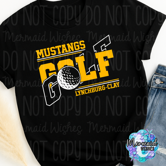 Lynchburg-Clay Mustangs Golf