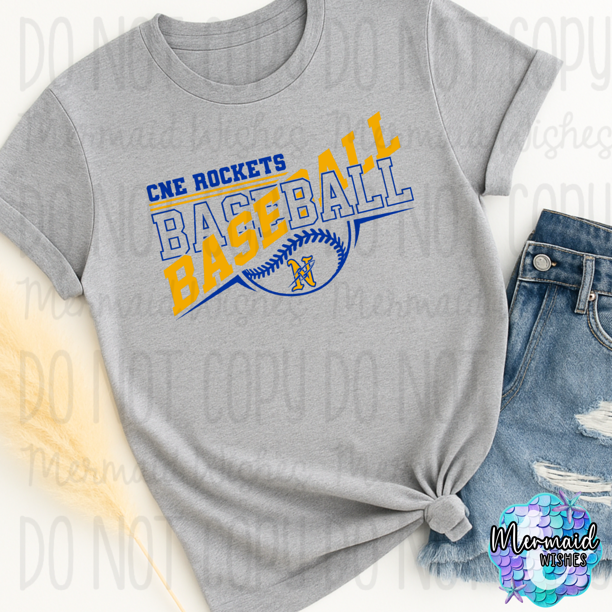 CNE Rockets Split Baseball – Mermaid Wishes