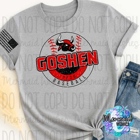 Goshen Bulls Baseball Circle Knockout