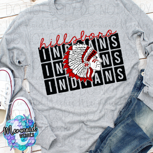 Hillsboro Indians  Blocked (DTF)