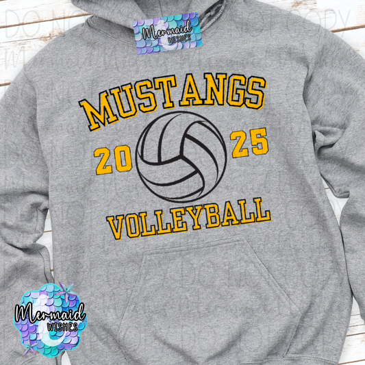 Mustangs Volleyball 2025 (DTF)