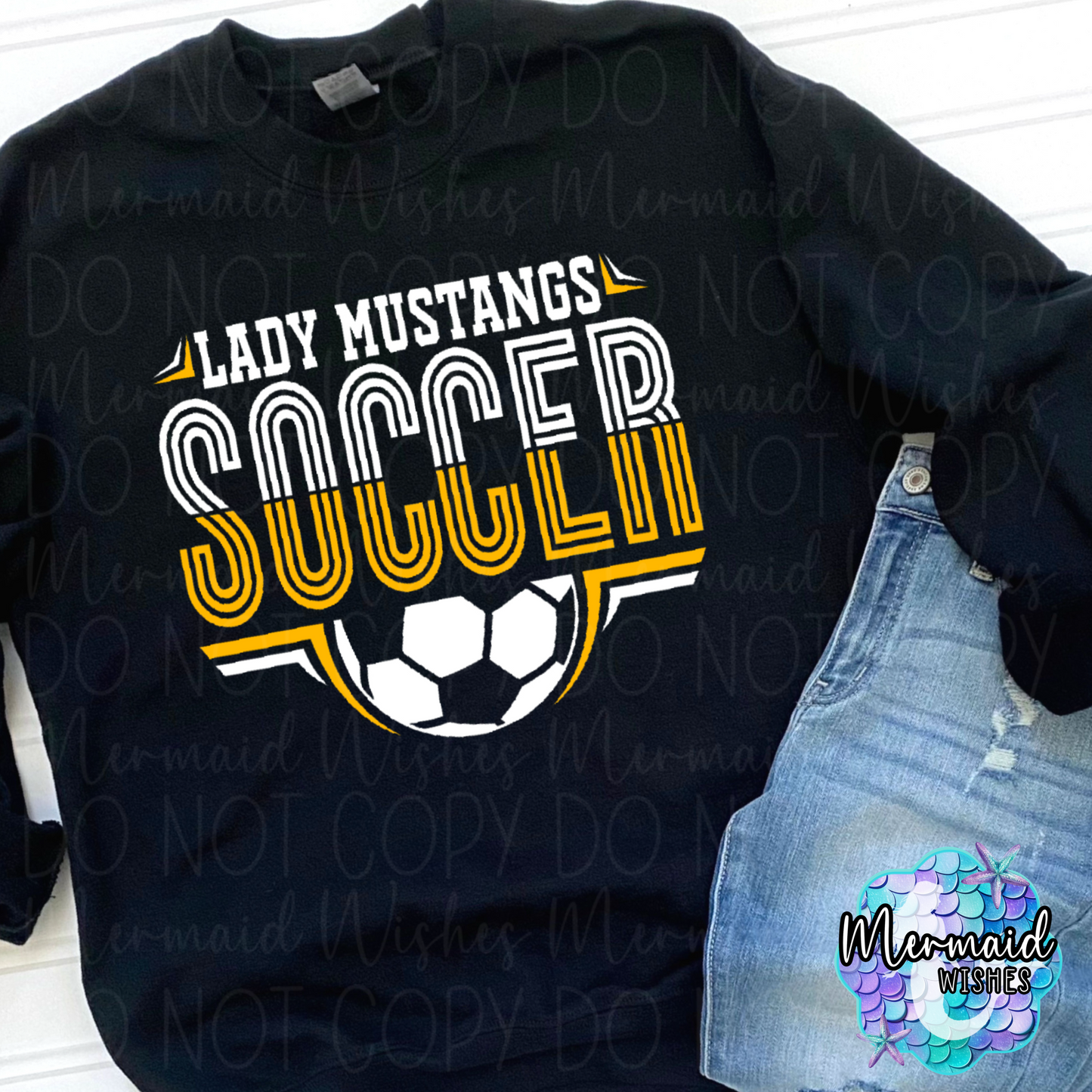 Lady Mustangs Soccer Split (DTF)