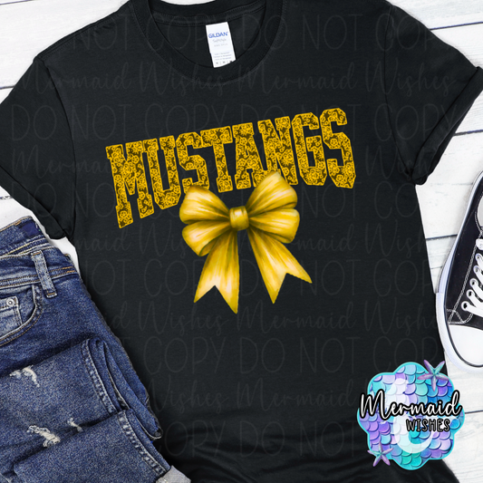 LC Mustangs Bow (DTF)