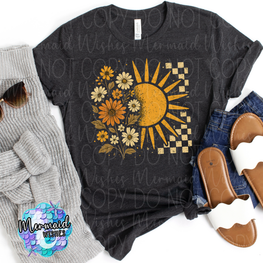 Boho Floral Sun (DTF)