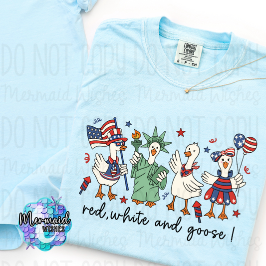 Red, White and Goose