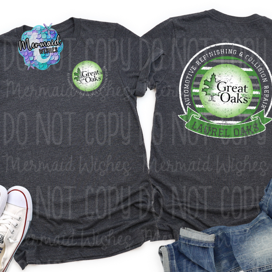 Laurel Oaks/Great Oaks Distressed Striped Circle