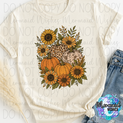 Sunflowers & Pumpkins (DTF)