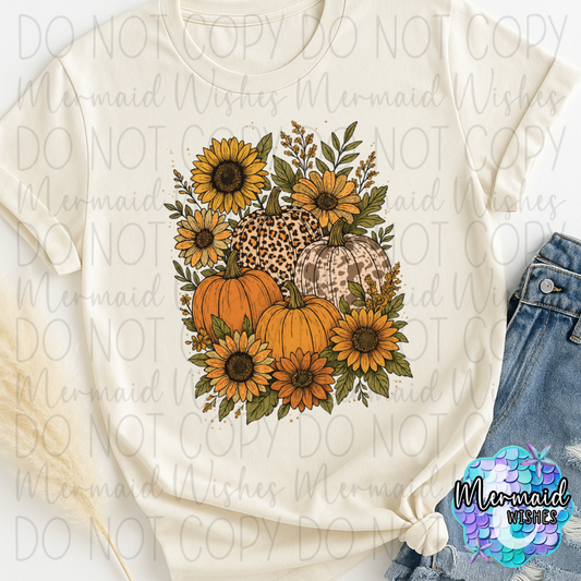Sunflowers & Pumpkins (DTF)