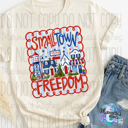 Small Town Freedom (Personalized w/ Zip Code)