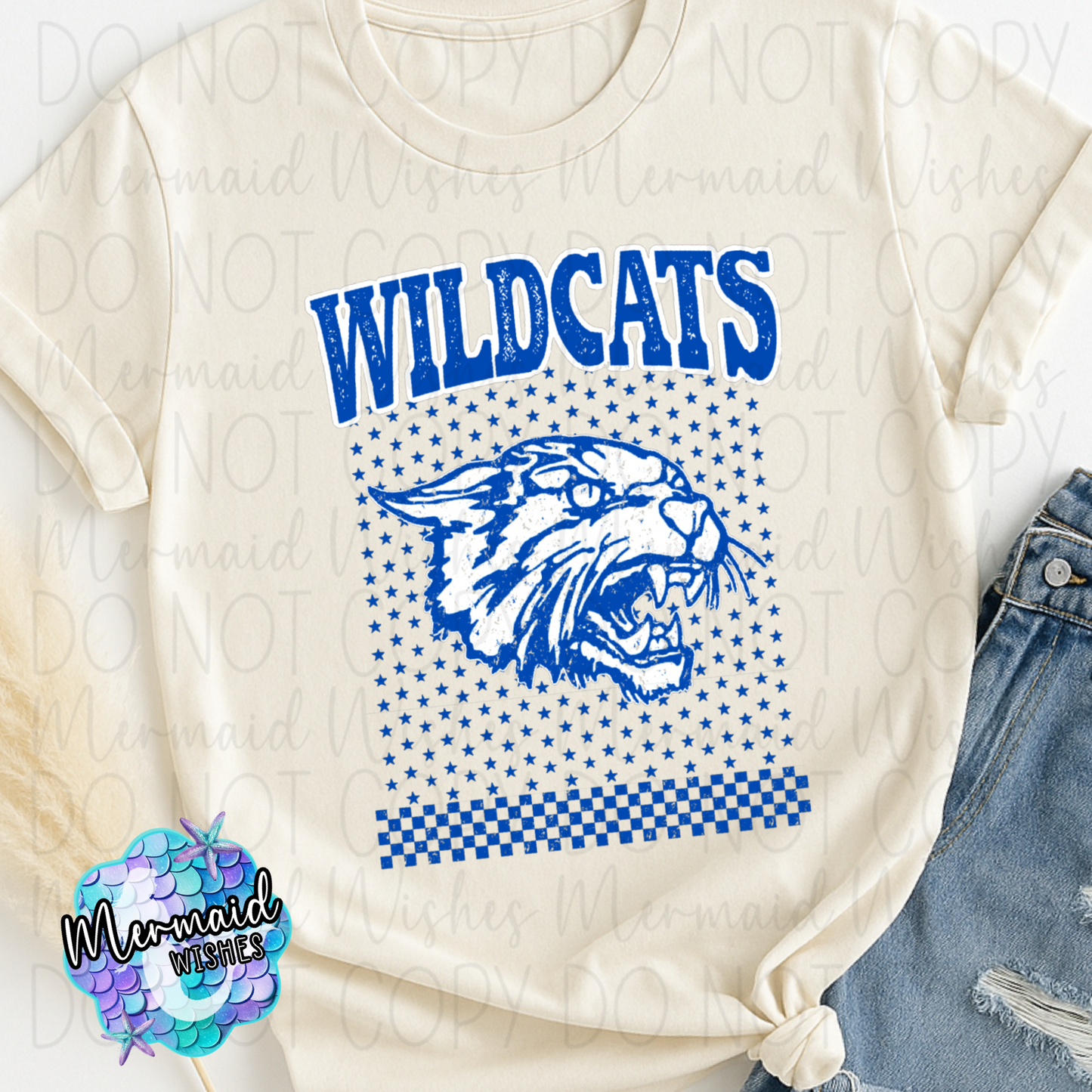 Williamsburg Wildcats Mascot Stars (DTF)