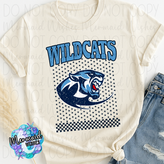 Blanchester Wildcats Mascot Stars (DTF)
