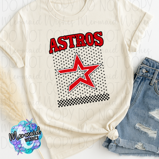 Astros Mascot Stars (DTF)