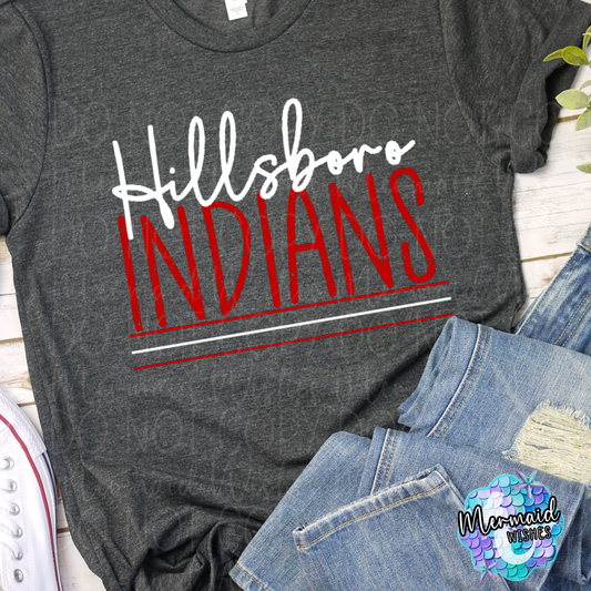 Script Hillsboro Indians (DTF)