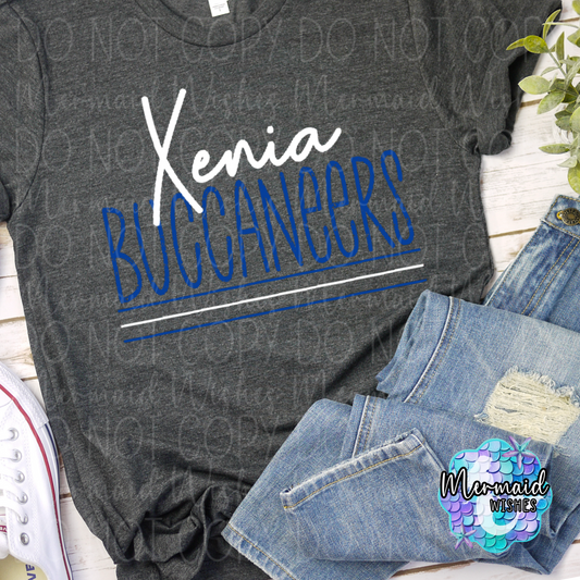 Script Xenia Buccaneers (DTF)