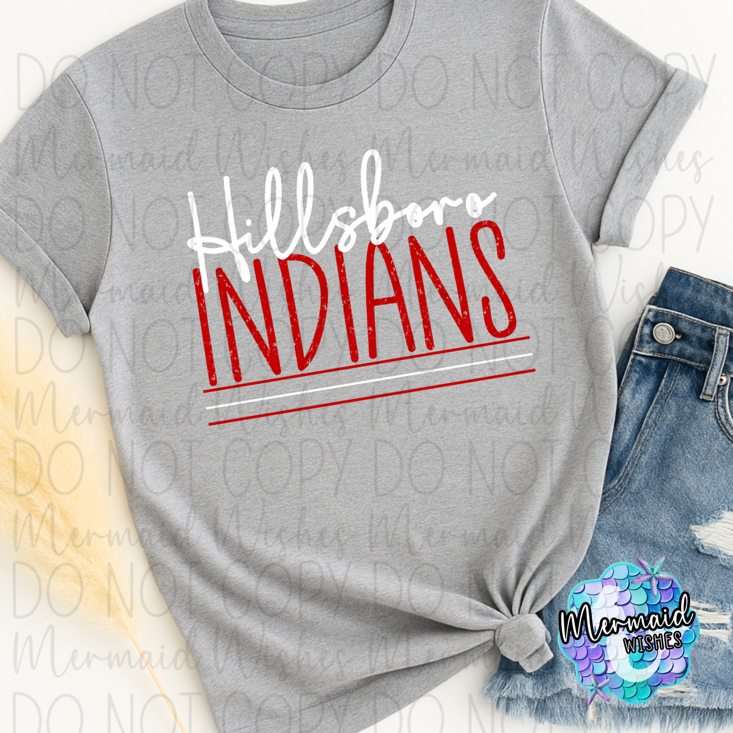 Script Hillsboro Indians (DTF)