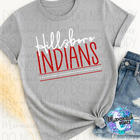 Script Hillsboro Indians (DTF)