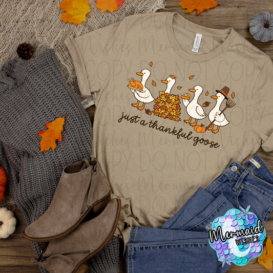 Just a Thankful Goose (DTF)