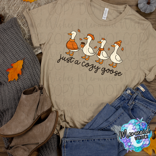 Just a Cozy Goose (DTF)