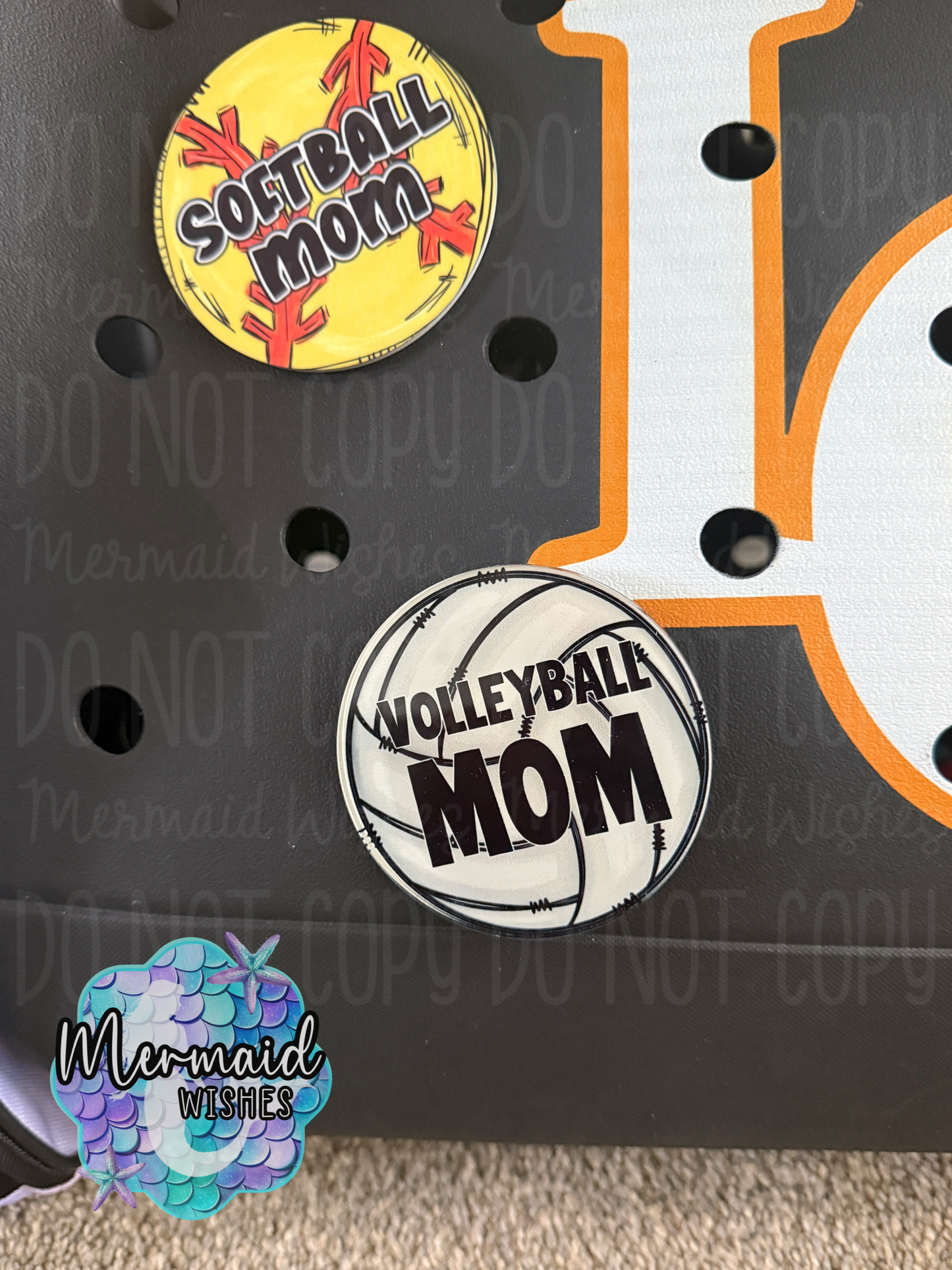 Volleyball Mom Bogg Bag Charm (Fundraiser)