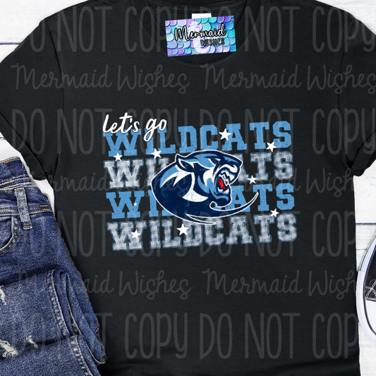 Let’s Go Wildcats (Blanchester)  Mascot