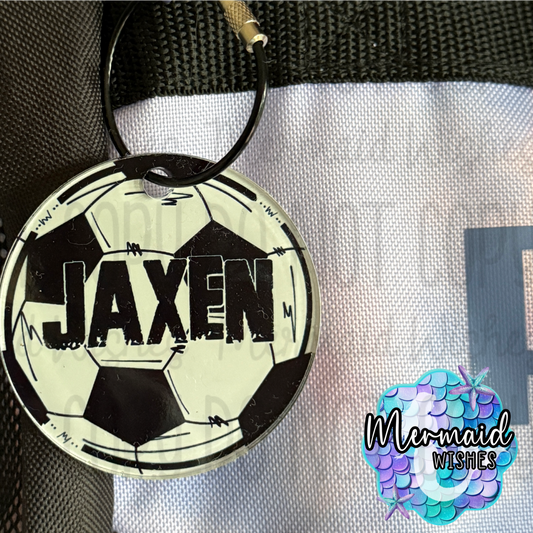 Soccer Bag Tag Personalized (Fundraiser)