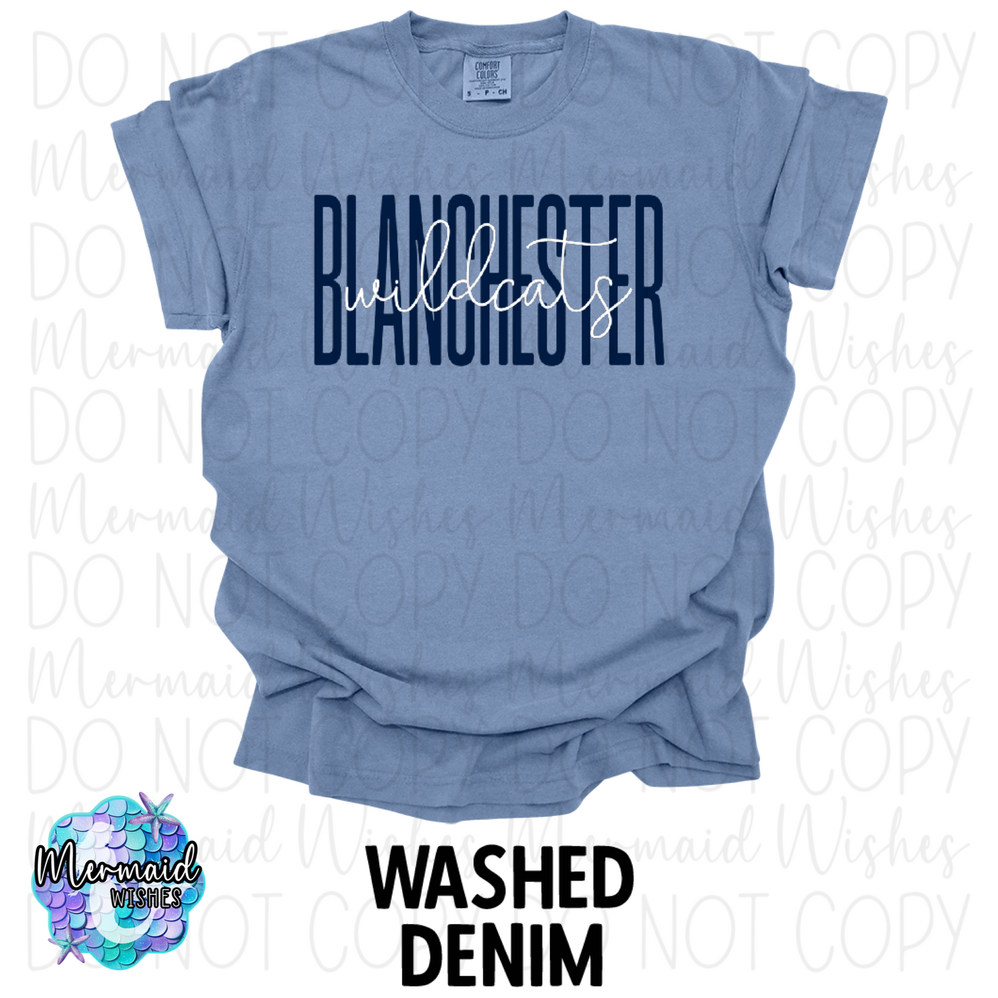 Blanchester Wildcats Tall Script (DTF)