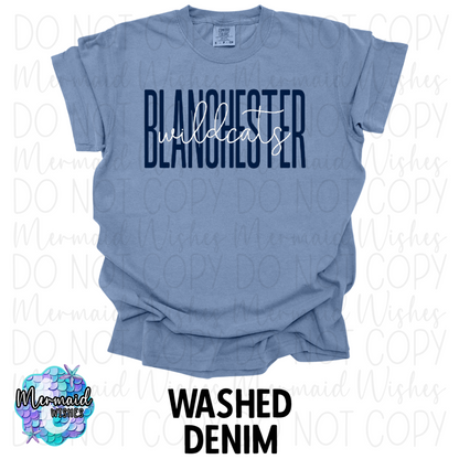 Blanchester Wildcats Tall Script (DTF)