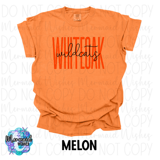 Whiteoak Wildcats Tall Script (DTF)