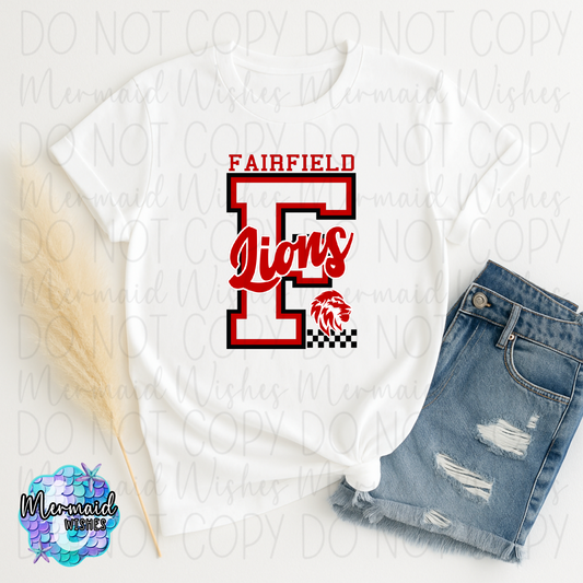 Fairfield Lions Varsity Letter (DTF)