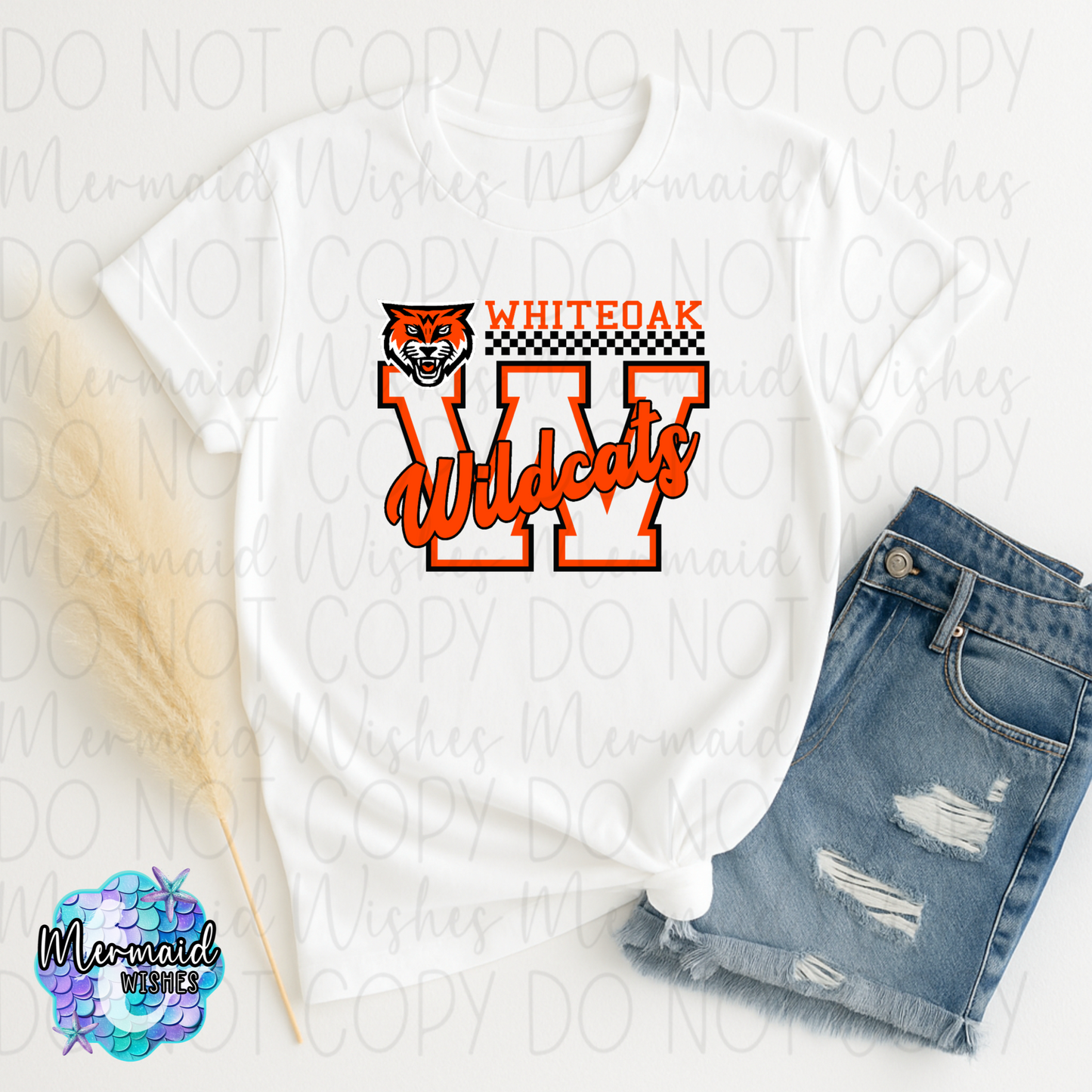 Whiteoak Wildcats Varsity Letter (DTF)