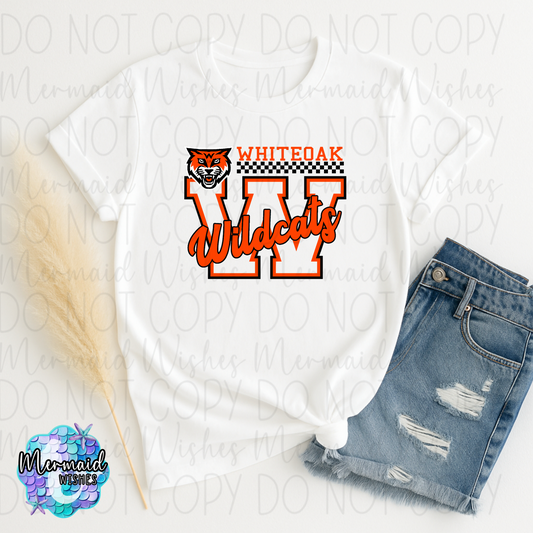 Whiteoak Wildcats Varsity Letter (DTF)