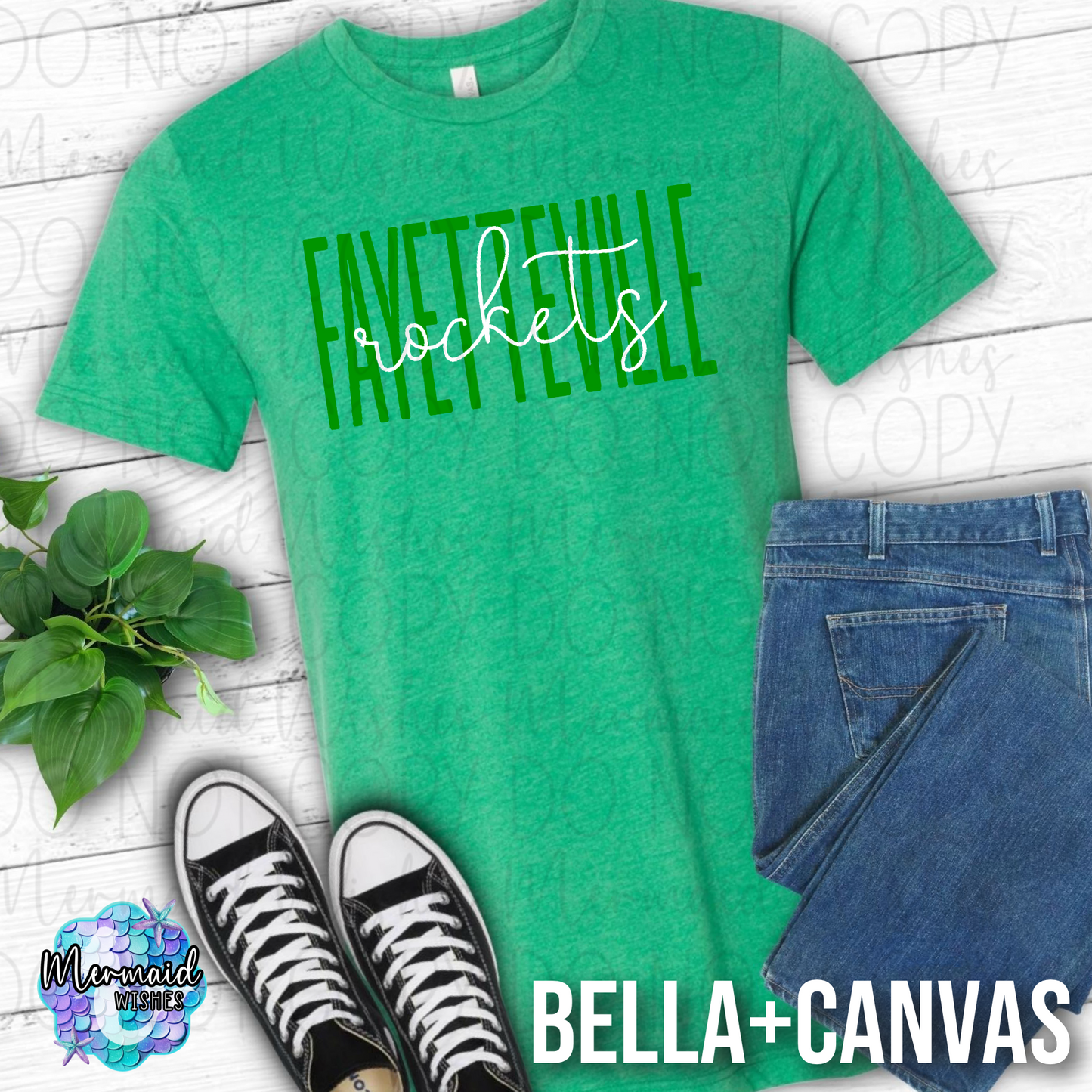 Fayetteville Rockets Tall Script (DTF)