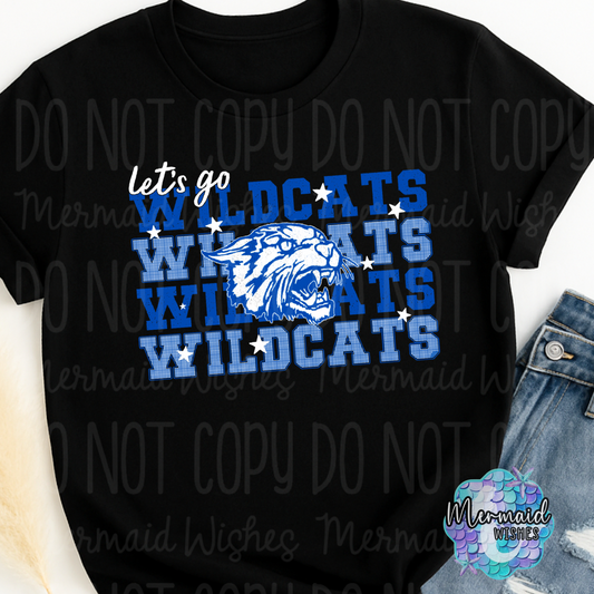 Let’s Go Wildcats (Williamsburg) Mascot
