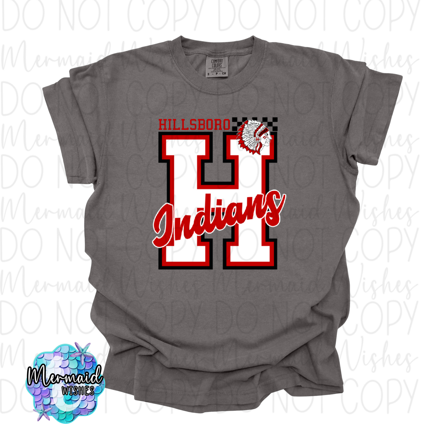 Hillsboro Indians Varsity Letter (DTF)