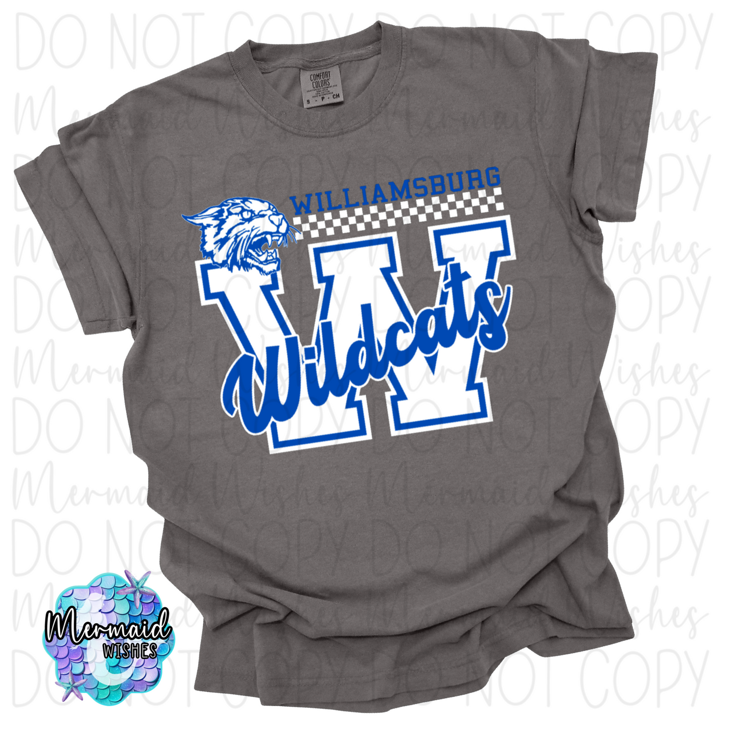 Wiliamsburg Wildcats Varsity Letter (DTF)