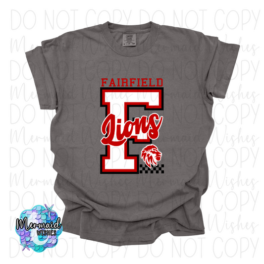 Fairfield Lions Varsity Letter (DTF)
