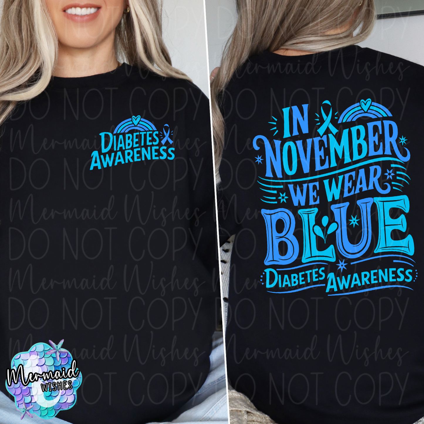 In November We Wear Blue Diabetes Awareness