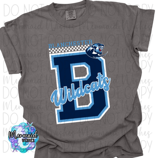 Blanchester Wildcats Varsity Letter (DTF)