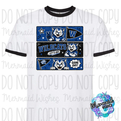 Williamsburg Wildcats Retro Comic