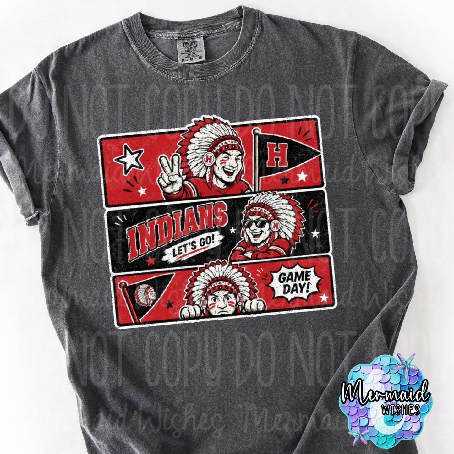 Hillsboro Indians Retro Comic