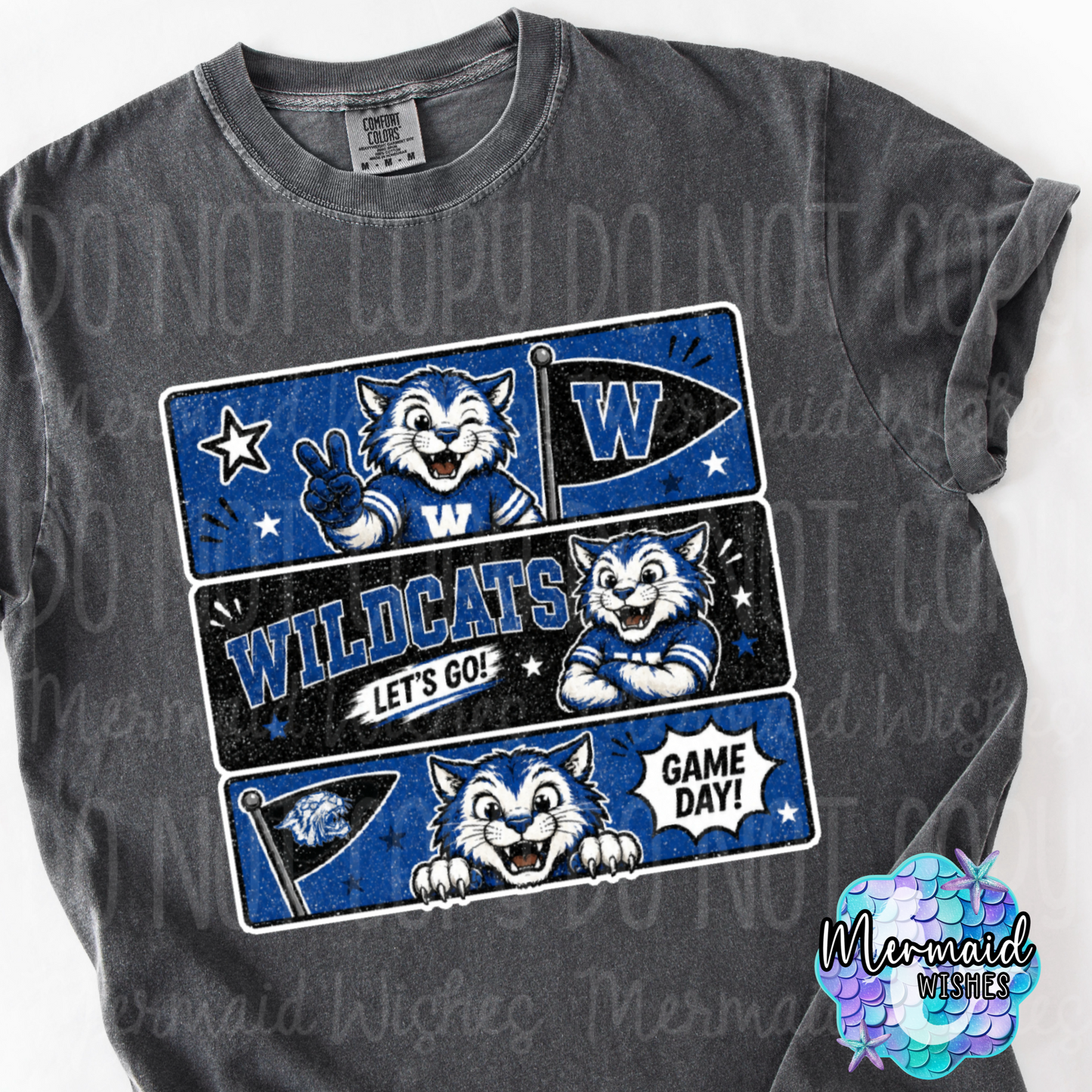 Williamsburg Wildcats Retro Comic