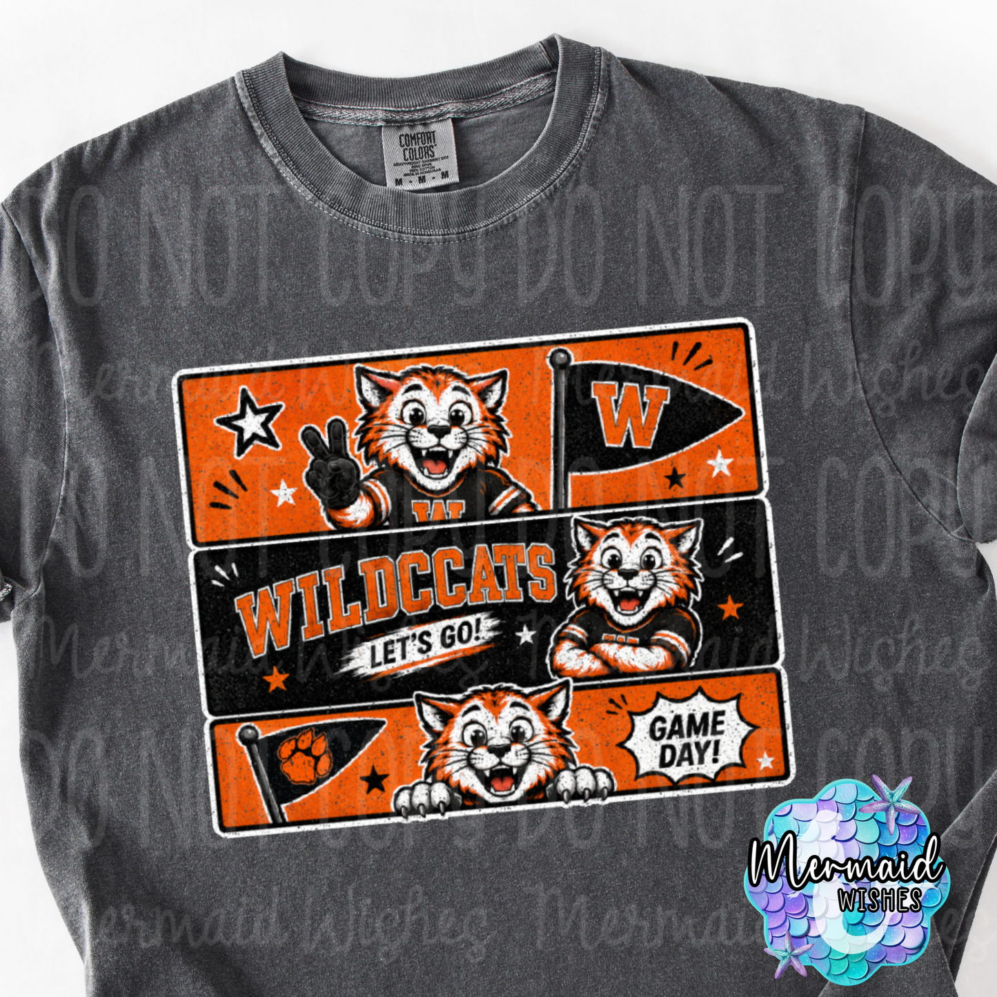 Whiteoak Wildcats Retro Comic