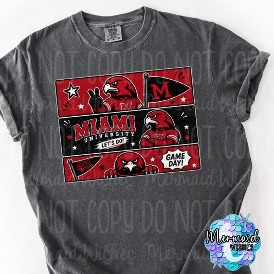 MU Red Hawks Retro Comic