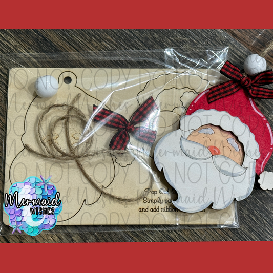 DIY Santa Ornament