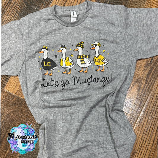 Let's Go Mustangs Geese