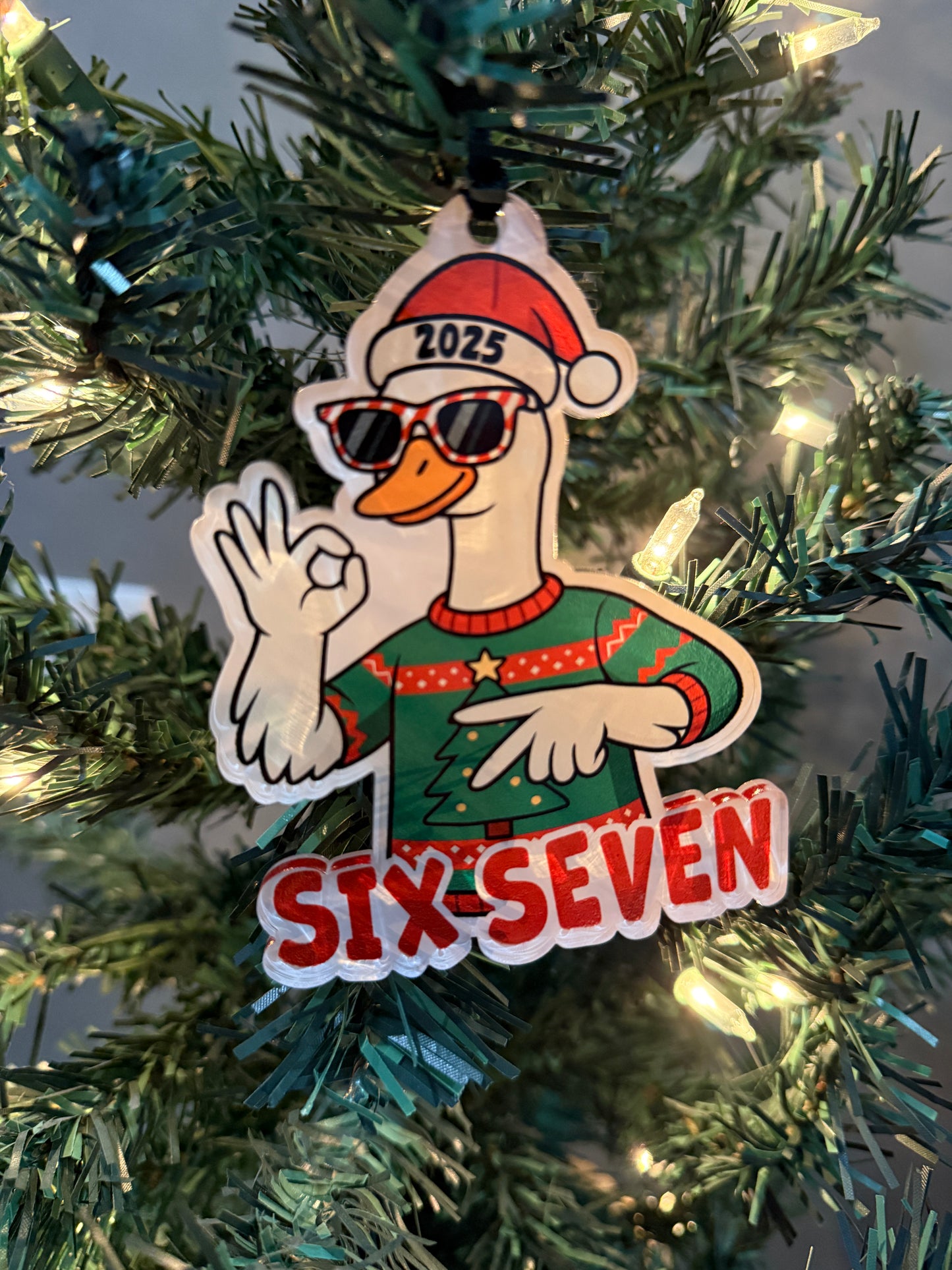 67 Goose Ornament