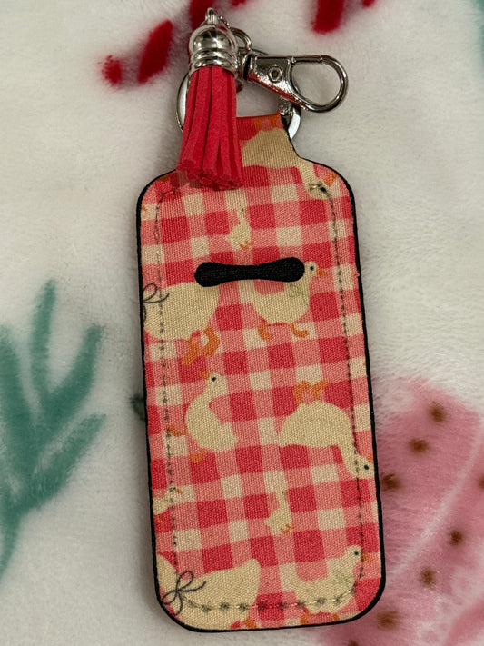 Plaid Goose Lip Balm Holder