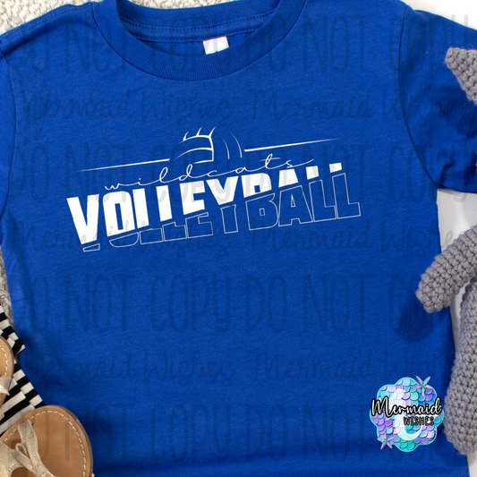 Wildcats Volleyball Simple (Fundraiser)