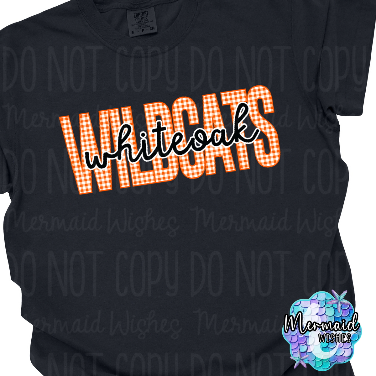 Whiteoak Wildcats Gingham (CC-TShirt)