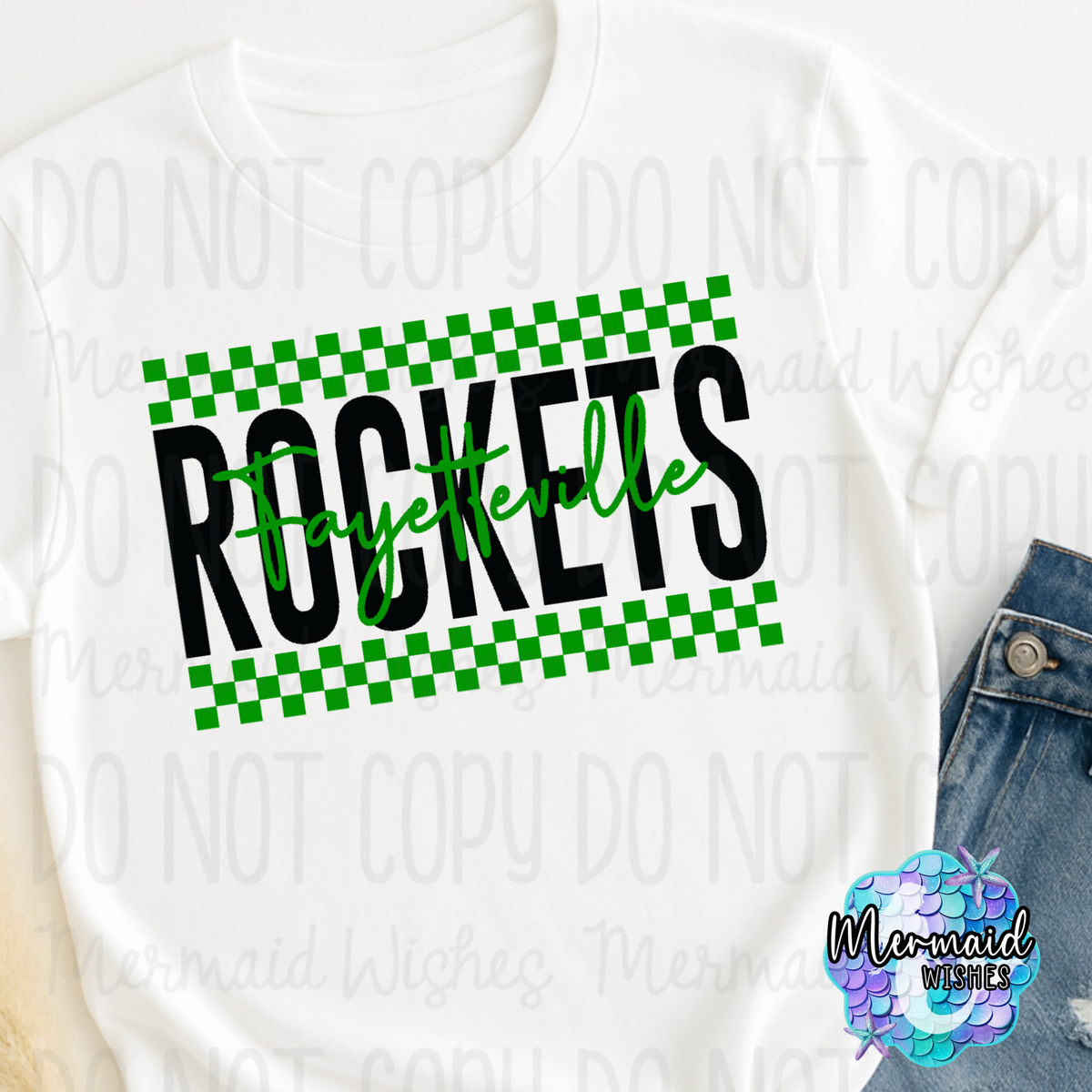 Fayetteville Rockets Checkered (TShirt, Crewneck & Hoodie)
